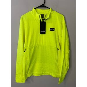 New Gorewear Everyday Thermo 1/4 Zip, Neon Yellow Size Large